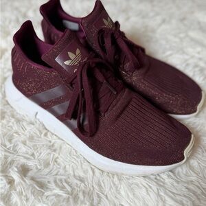 Adidas Women's Maroon Sneakers